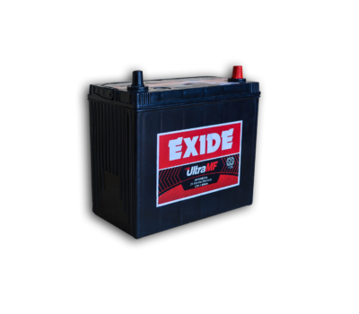 EXIDE BATTERY 12V 45Ah. ULTRA-MF-55B24. This Car Battery is Suitable Suzuki, Honda, Toyota and Nissan vehicles. From autopartsstore.lk