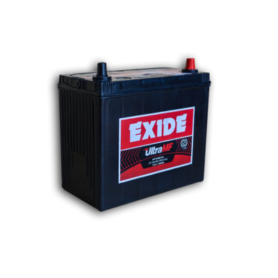 EXIDE BATTERY 12V 45Ah. ULTRA-MF-55B24. This Car Battery is Suitable Suzuki, Honda, Toyota and Nissan vehicles. From autopartsstore.lk